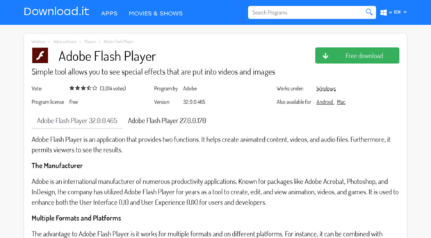 adobe-flash-player.jaleco.com