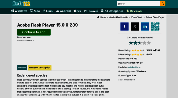adobe-flash-player.soft112.com