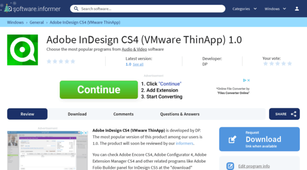 adobe-indesign-cs4-vmware-thinapp.software.informer.com