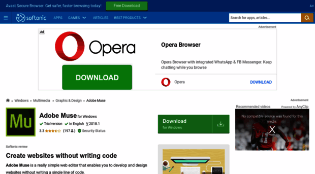 adobe-muse.en.softonic.com