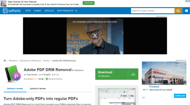 adobe-pdf-drm-removal.en.softonic.com