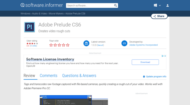 adobe-prelude-cs6.software.informer.com