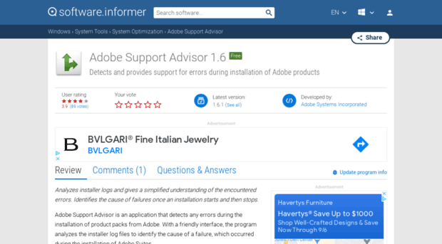 adobe-support-advisor.software.informer.com