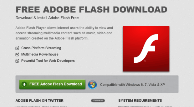 adobeflashfreedownload.com