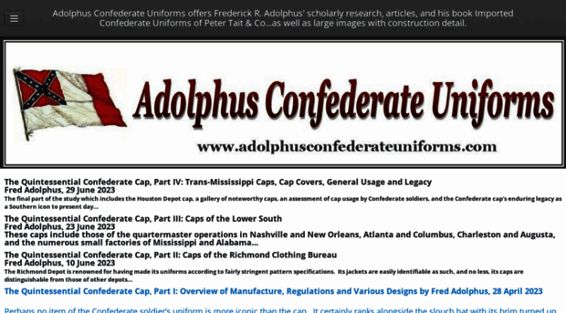 adolphusconfederateuniforms.com