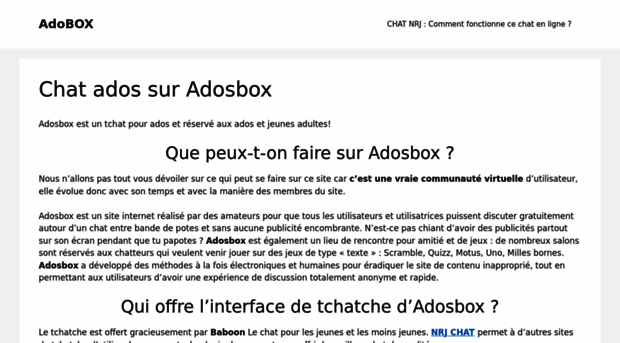 adosbox.fr