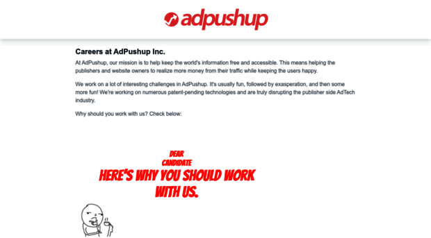 adpushup.workable.com