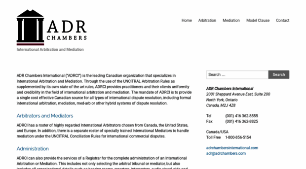 adrchambersinternational.com