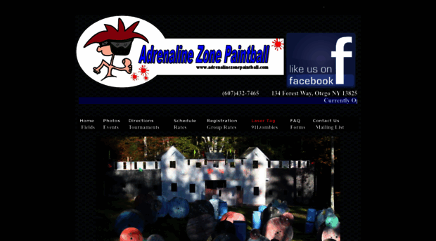 adrenalinezonepaintball.com