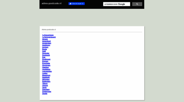 adres-postcode.nl