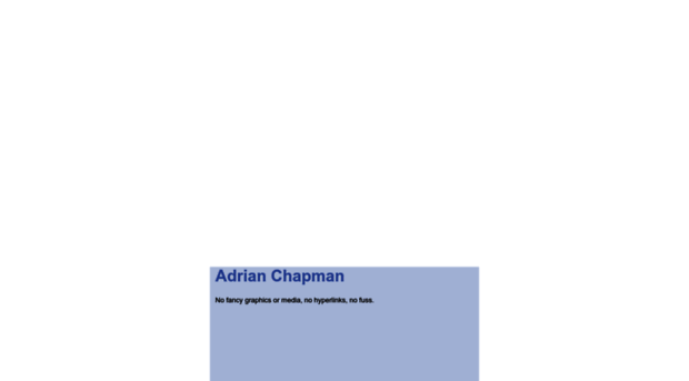 adrianchapman.com