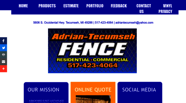 adrianfenceonline.com