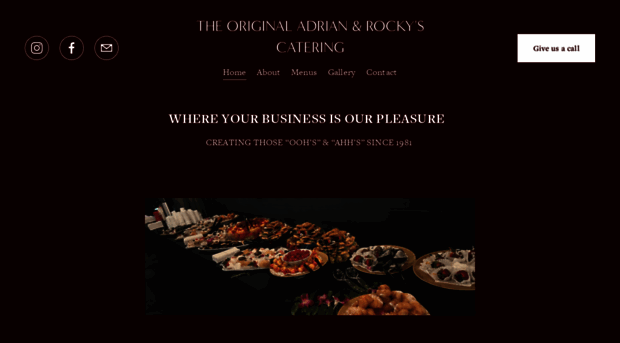 adrianscaterers.com