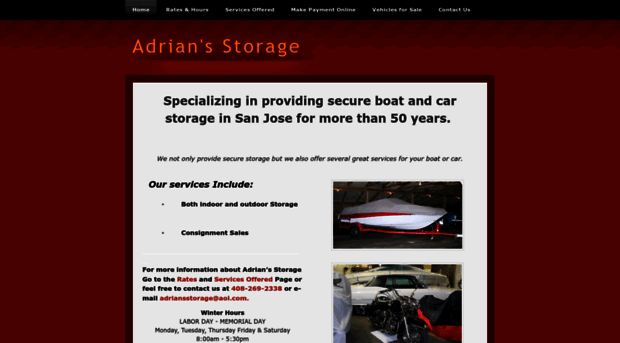 adriansstorage.com