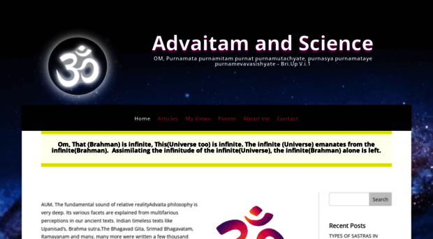 advaitamandscience.org