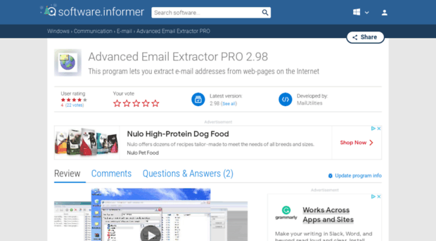 advanced-email-extractor-pro.software.informer.com