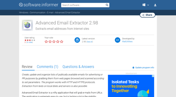 advanced-email-extractor.software.informer.com