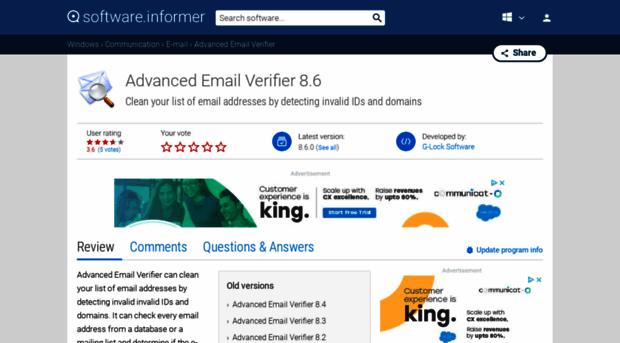 advanced-email-verifier.software.informer.com