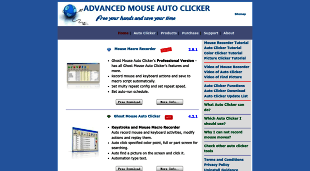free mouse auto clicker config