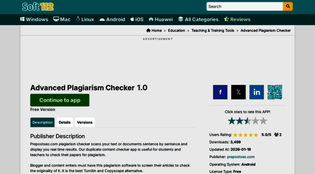 advanced-plagiarism-checker.soft112.com