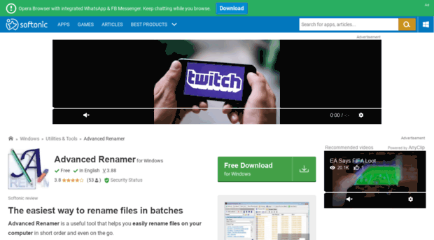 advanced-renamer.en.softonic.com