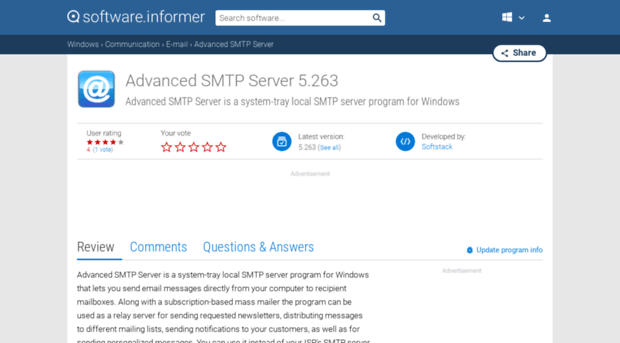 advanced-smtp-server.software.informer.com