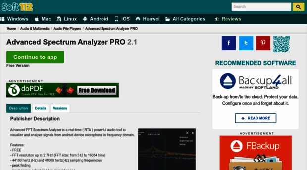 advanced-spectrum-analyzer-pro.soft112.com