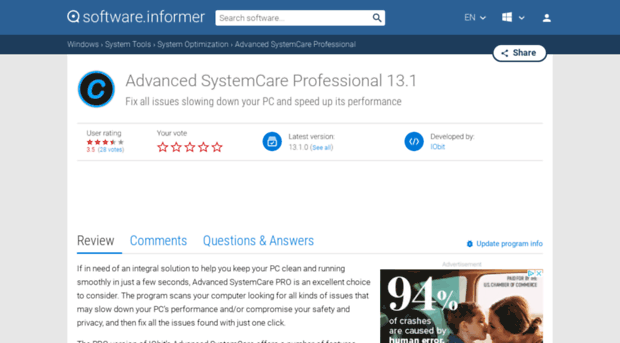 advanced-systemcare-professional.software.informer.com