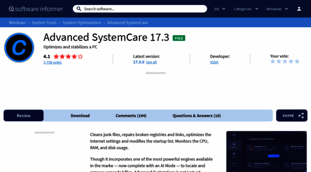 advanced-systemcare.informer.com