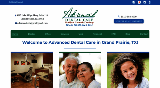 advanceddentalcaregrandprairie.com