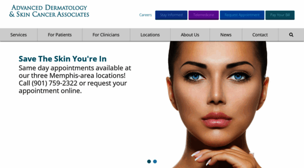 advanceddermatologymemphis.com