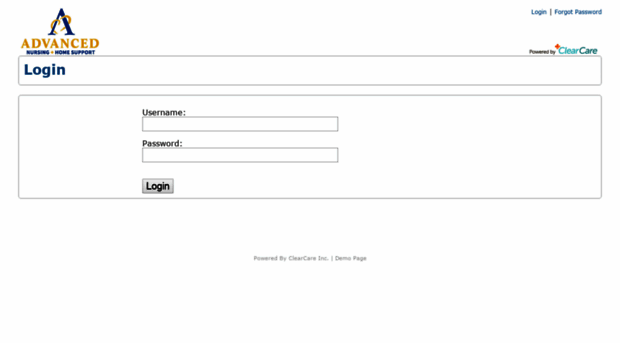 advancedhomesupport.clearcareonline.com