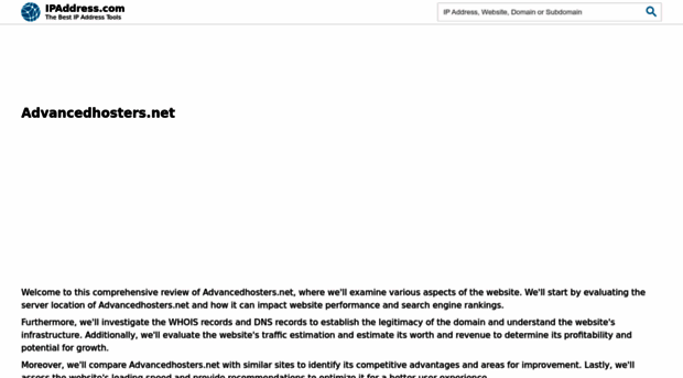 advancedhosters.net.ipaddress.com