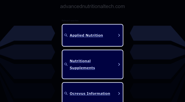 advancednutritionaltech.com