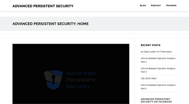 advancedpersistentsecurity.net