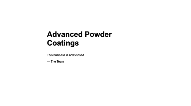 advancedpowdercoatings.co.uk