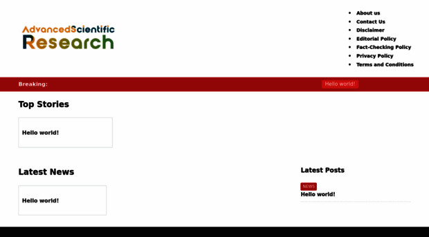 advancedscientificresearch.in