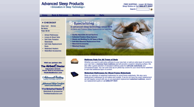 advancedsleepproducts.com