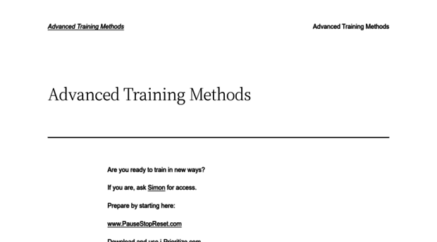 advancedtrainingmethods.com