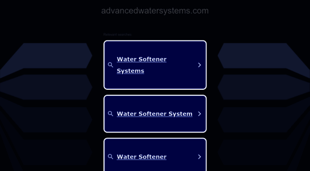 advancedwatersystems.com