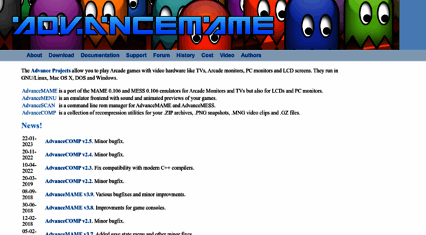 advancemame.sourceforge.net