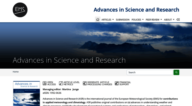 advances-in-science-and-research.net