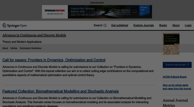 advancesincontinuousanddiscretemodels.springeropen.com