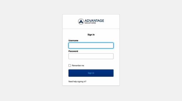 advantagesolutions.okta.com - Advantage Solutions - Sign In ...