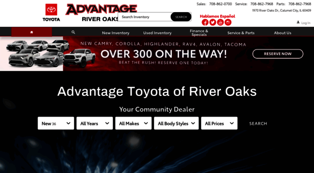 advantagetoyotariveroaks.com