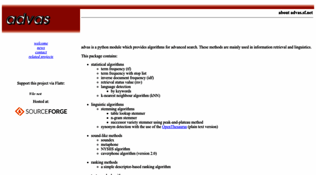 advas.sourceforge.net