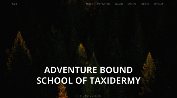 adventureboundschooloftaxidermy.com