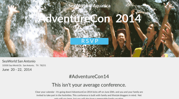 adventurecon14.splashthat.com