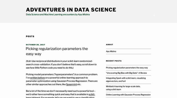 adventuresindatascience.wordpress.com