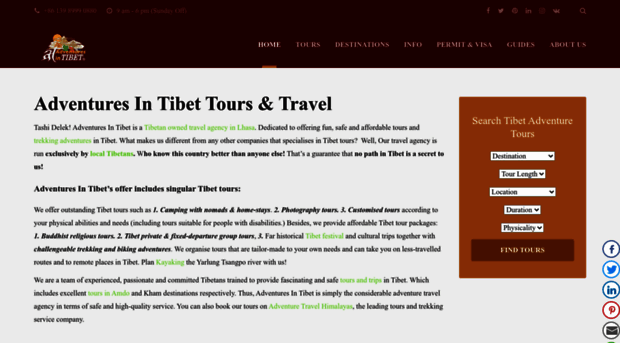 adventuresintibet.com